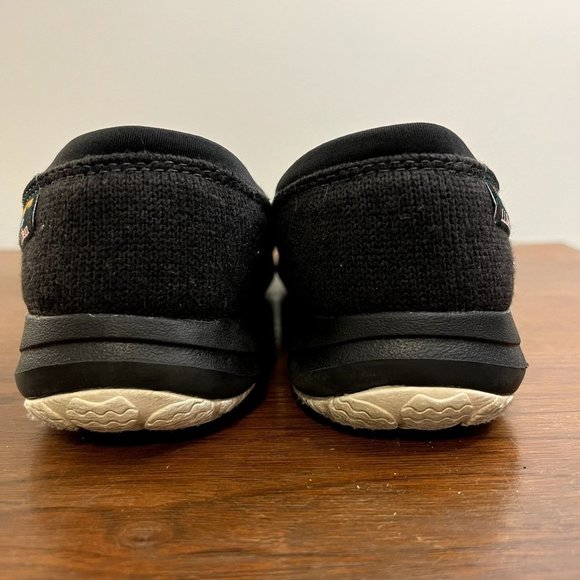 LL Bean All Around Slip On Shoe Fleece Comfort‎ Cushion  -Women's 9 M - Black - Picture 4 of 13